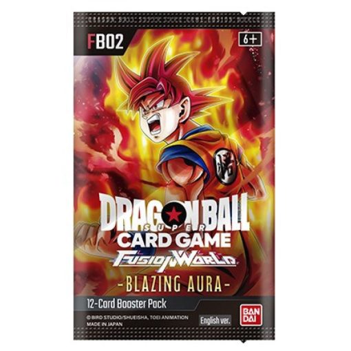Dragon Ball Super Card Game Fusion World Booster Box Blazing Aura Fb02-2-Jtoys