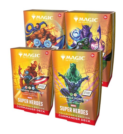 Magic The Gathering Marvel Super Heroes Collector Commander Decks (Set Of 4)-1-Jtoys Magic The Gathering Marvel Super Heroes Collector Commander Decks (Set Of 4)-1-Jtoys
