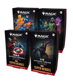 Magic the Gathering Marvel Super Heroes Commander Decks (4 Decks Per Display)-1-JToys