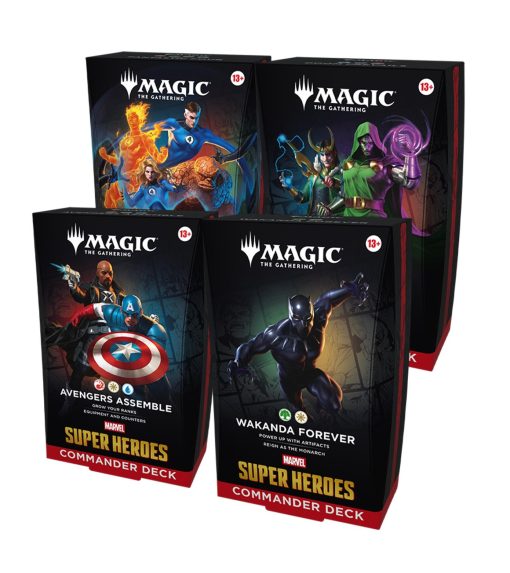 Magic The Gathering Marvel Super Heroes Commander Decks (4 Decks Per Display)-1-Jtoys Magic The Gathering Marvel Super Heroes Commander Decks (4 Decks Per Display)-1-Jtoys