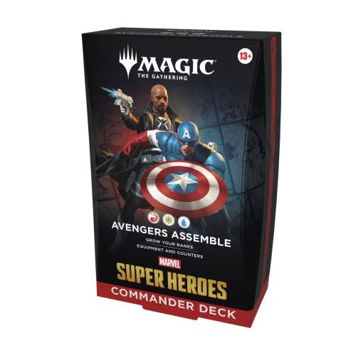 Magic The Gathering Marvel Super Heroes Commander Decks (4 Decks Per Display)-12-Jtoys Magic The Gathering Marvel Super Heroes Commander Decks (4 Decks Per Display)-12-Jtoys