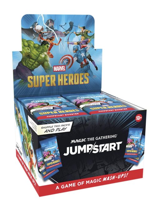 Magic The Gathering Marvel Super Heroes Jumpstart Boosters (24 Boosters Per Display)-1-Jtoys