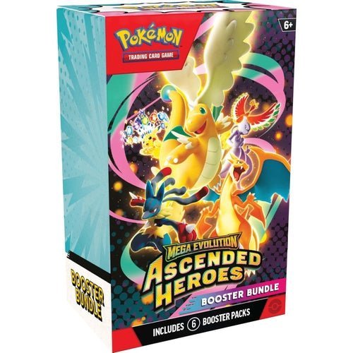 Pokemon Trading Card Game Mega Evolution Ascended Heroes Booster Bundle Pokemon Trading Card Game Mega Evolution Ascended Heroes Booster Bundle