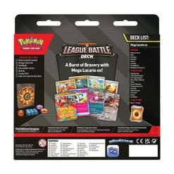 Alternative view of Pokemon TCG Mega Lucario ex League Battle Deck