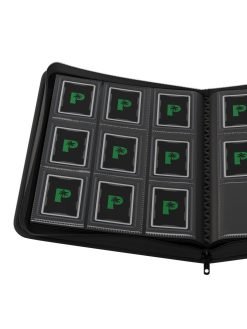 Alternative view of Palms Off Gaming Collector's Series Top Loader Zip Binder - 9 Pocket - Black