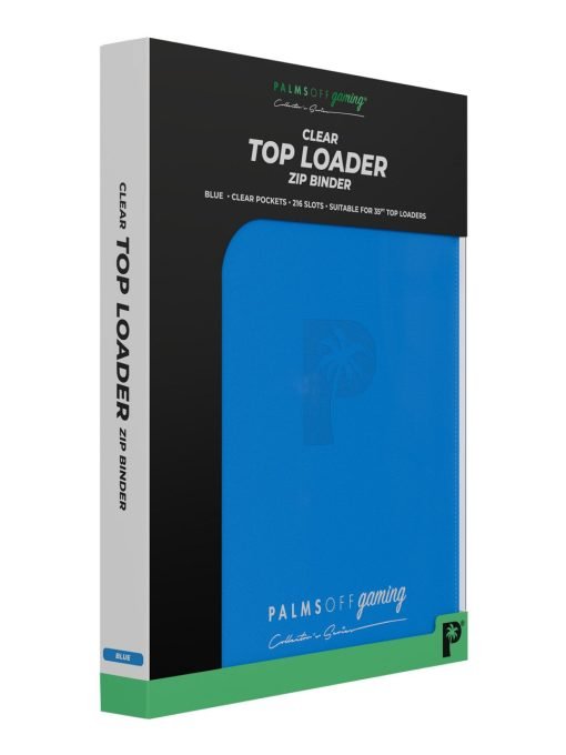 Palms Off Gaming Collector'S Series Top Loader Zip Binder - 9 Pocket - Blue - Image 8 Palms Off Gaming Collector'S Series Top Loader Zip Binder - 9 Pocket - Blue - Image 8