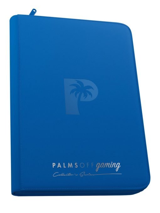 Palms Off Gaming Collector'S Series Top Loader Zip Binder - 9 Pocket - Blue Palms Off Gaming Collector'S Series Top Loader Zip Binder - 9 Pocket - Blue