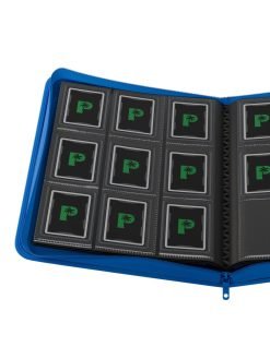 Alternative view of Palms Off Gaming Collector's Series Top Loader Zip Binder - 9 Pocket - Blue