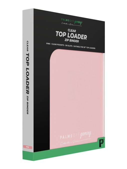 Palms Off Gaming Collector'S Series Top Loader Zip Binder - 9 Pocket - Pink - Image 8 Palms Off Gaming Collector'S Series Top Loader Zip Binder - 9 Pocket - Pink - Image 8