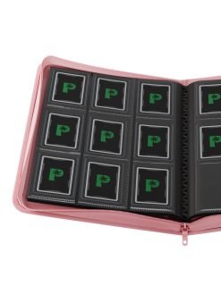 Alternative view of Palms Off Gaming Collector's Series Top Loader Zip Binder - 9 Pocket - Pink