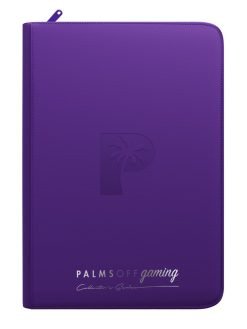 Palms Off Gaming Collector'S Series Top Loader Zip Binder - 9 Pocket - Purple - Image 7 Palms Off Gaming Collector'S Series Top Loader Zip Binder - 9 Pocket - Purple - Image 7