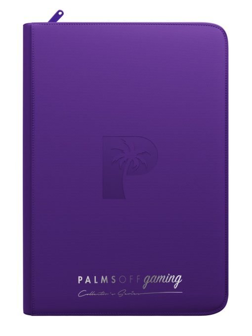 Palms Off Gaming Collector'S Series Top Loader Zip Binder - 9 Pocket - Purple - Image 7 Palms Off Gaming Collector'S Series Top Loader Zip Binder - 9 Pocket - Purple - Image 7