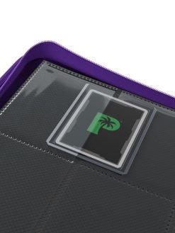 Palms Off Gaming Collector'S Series Top Loader Zip Binder - 9 Pocket - Purple - Image 3 Palms Off Gaming Collector'S Series Top Loader Zip Binder - 9 Pocket - Purple - Image 3