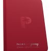Palms Off Gaming Collector's Series Top Loader Zip Binder - 9 Pocket - Red