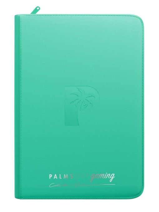 Palms Off Gaming Collector'S Series Top Loader Zip Binder - 9 Pocket - Turquoise - Image 7 Palms Off Gaming Collector'S Series Top Loader Zip Binder - 9 Pocket - Turquoise - Image 7