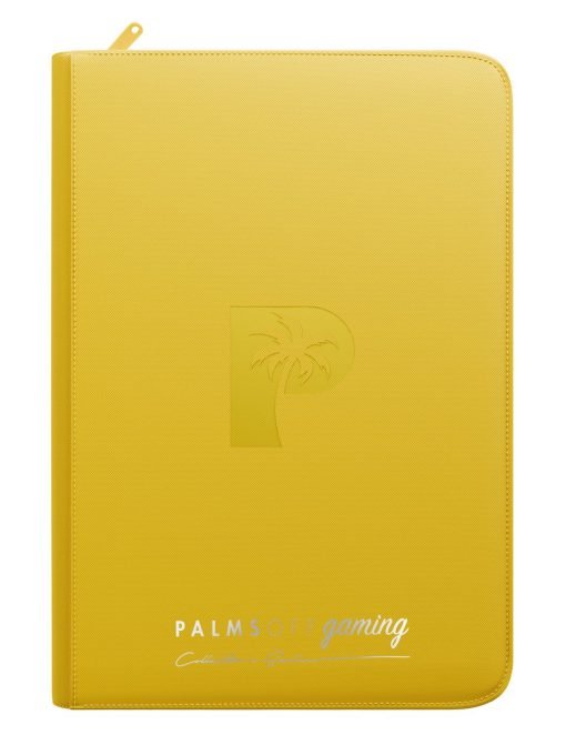 Palms Off Gaming Collector'S Series Top Loader Zip Binder - 9 Pocket - Yellow - Image 7 Palms Off Gaming Collector'S Series Top Loader Zip Binder - 9 Pocket - Yellow - Image 7