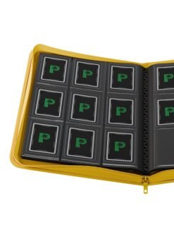 Alternative view of Palms Off Gaming Collector's Series Top Loader Zip Binder - 9 Pocket - Yellow