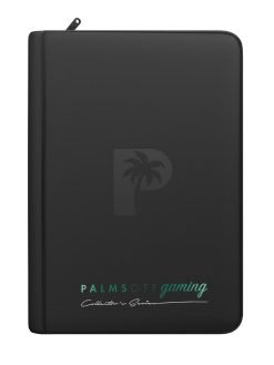 Palms Off Gaming Collector'S Series 4 Pocket Zip Binder - Black - Image 7 Palms Off Gaming Collector'S Series 4 Pocket Zip Binder - Black - Image 7
