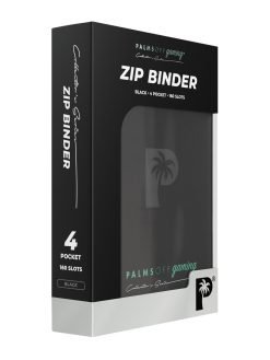Palms Off Gaming Collector'S Series 4 Pocket Zip Binder - Black - Image 8 Palms Off Gaming Collector'S Series 4 Pocket Zip Binder - Black - Image 8