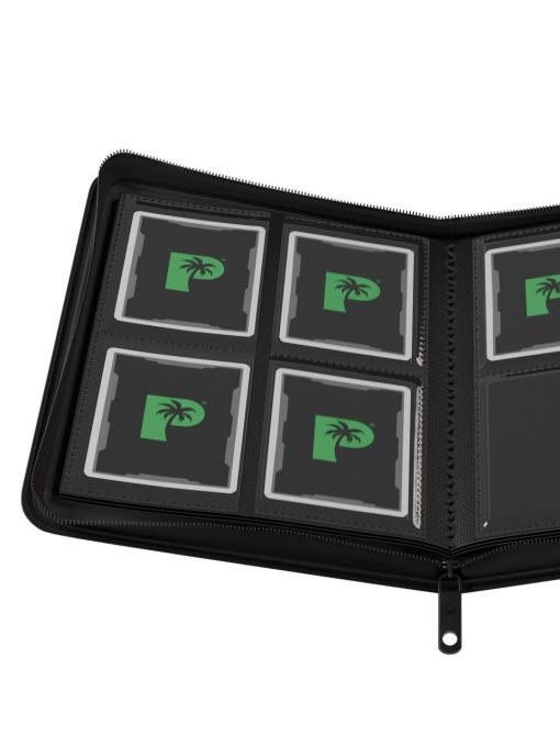 Palms Off Gaming Collector'S Series 4 Pocket Zip Binder - Black - Image 2 Palms Off Gaming Collector'S Series 4 Pocket Zip Binder - Black - Image 2