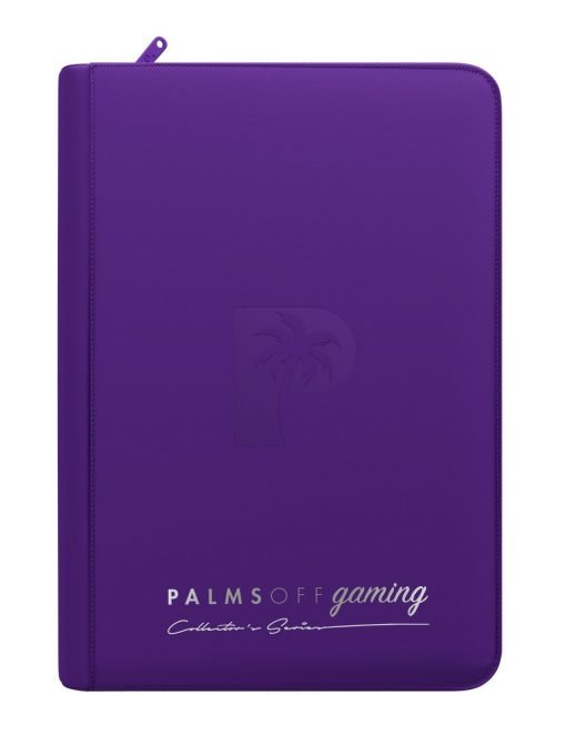 Palms Off Gaming Collector'S Series 4 Pocket Zip Binder - Purple - Image 7