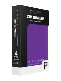 Palms Off Gaming Collector'S Series 4 Pocket Zip Binder - Purple - Image 8