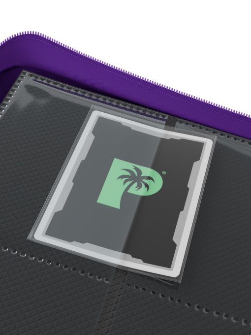 Palms Off Gaming Collector'S Series 4 Pocket Zip Binder - Purple - Image 3