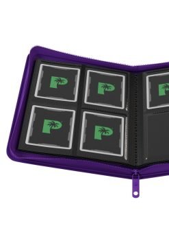 Alternative view of Palms Off Gaming Collector's Series 4 Pocket Zip Binder - Purple