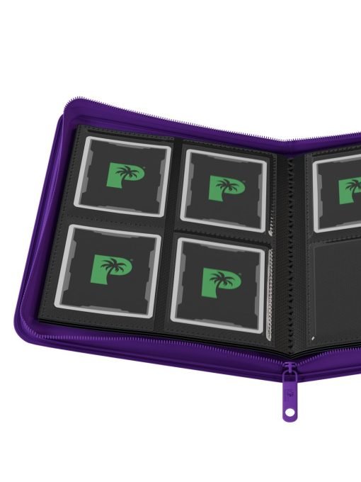Palms Off Gaming Collector'S Series 4 Pocket Zip Binder - Purple - Image 2