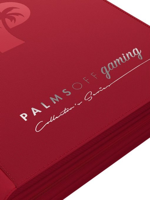 Palms Off Gaming Collector'S Series 4 Pocket Zip Binder - Red - Image 4 Palms Off Gaming Collector'S Series 4 Pocket Zip Binder - Red - Image 4