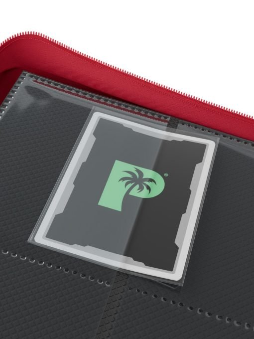 Palms Off Gaming Collector'S Series 4 Pocket Zip Binder - Red - Image 3 Palms Off Gaming Collector'S Series 4 Pocket Zip Binder - Red - Image 3