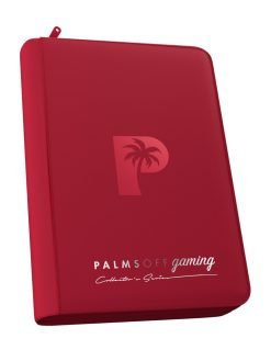Palms Off Gaming Collector's Series 4 Pocket Zip Binder - Red
