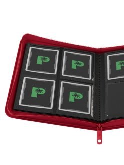 Alternative view of Palms Off Gaming Collector's Series 4 Pocket Zip Binder - Red
