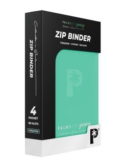 Palms Off Gaming Collector'S Series 4 Pocket Zip Binder - Turquoise - Image 8