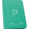 Palms Off Gaming Collector'S Series 4 Pocket Zip Binder - Turquoise - Jtoys