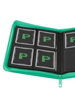 Alternative view of Palms Off Gaming Collector's Series 4 Pocket Zip Binder - Turquoise