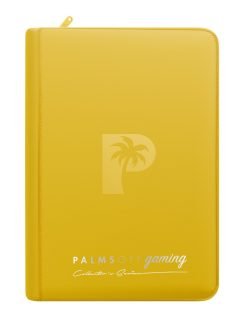 Palms Off Gaming Collector'S Series 4 Pocket Zip Binder - Yellow - Image 7 Palms Off Gaming Collector'S Series 4 Pocket Zip Binder - Yellow - Image 7