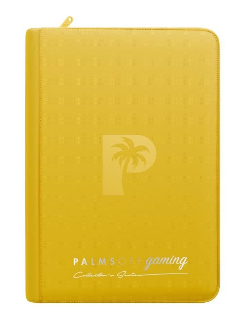 Palms Off Gaming Collector'S Series 4 Pocket Zip Binder - Yellow - Image 7 Palms Off Gaming Collector'S Series 4 Pocket Zip Binder - Yellow - Image 7