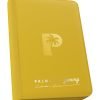 Palms Off Gaming Collector'S Series 4 Pocket Zip Binder - Yellow - Jtoys
