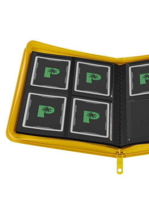 Palms Off Gaming Collector'S Series 4 Pocket Zip Binder - Yellow - Image 2 Palms Off Gaming Collector'S Series 4 Pocket Zip Binder - Yellow - Image 2