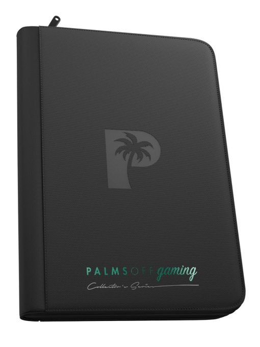 Palms Off Gaming Collector'S Series 9 Pocket Zip Binder - Black Palms Off Gaming Collector'S Series 9 Pocket Zip Binder - Black