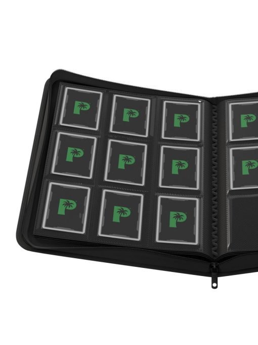 Palms Off Gaming Collector'S Series 9 Pocket Zip Binder - Black - Image 2 Palms Off Gaming Collector'S Series 9 Pocket Zip Binder - Black - Image 2