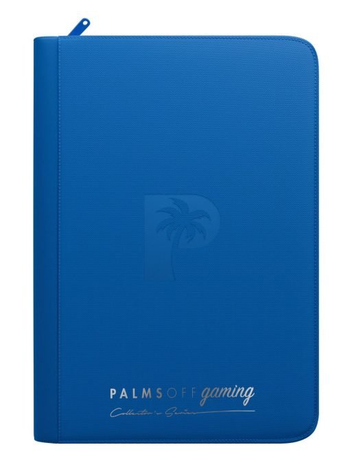 Palms Off Gaming Collector'S Series 9 Pocket Zip Binder - Blue - Image 7 Palms Off Gaming Collector'S Series 9 Pocket Zip Binder - Blue - Image 7