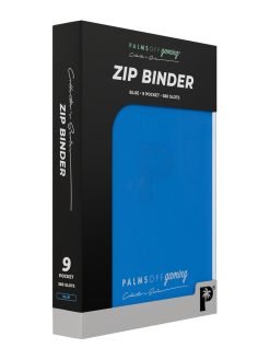 Palms Off Gaming Collector'S Series 9 Pocket Zip Binder - Blue - Image 8 Palms Off Gaming Collector'S Series 9 Pocket Zip Binder - Blue - Image 8