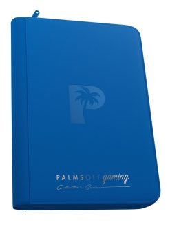 Palms Off Gaming Collector's Series 9 Pocket Zip Binder - Blue
