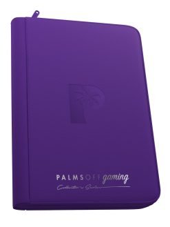 Palms Off Gaming Collector's Series 9 Pocket Zip Binder - Purple