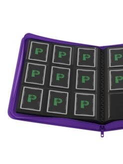 Alternative view of Palms Off Gaming Collector's Series 9 Pocket Zip Binder - Purple