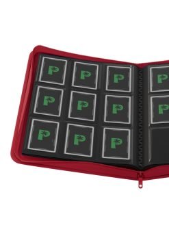 Alternative view of Palms Off Gaming Collector's Series 9 Pocket Zip Binder - Red