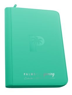 Palms Off Gaming Collector's Series 9 Pocket Zip Binder - Turquoise