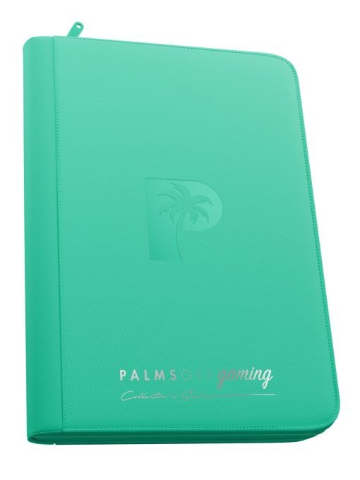 Palms Off Gaming Collector'S Series 9 Pocket Zip Binder - Turquoise